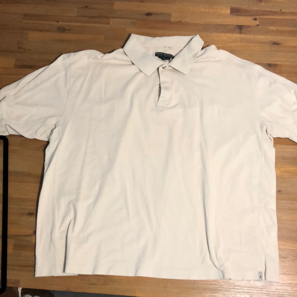 Royal Robbins XXL cream polo pull over